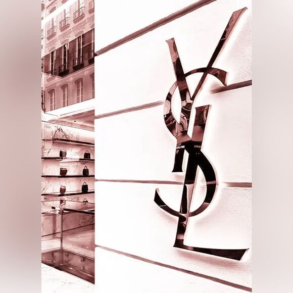 SAINT LAURENT Pink, and black luxury wall art home decor YOU CHOOSE 2! - Picture 3 of 12